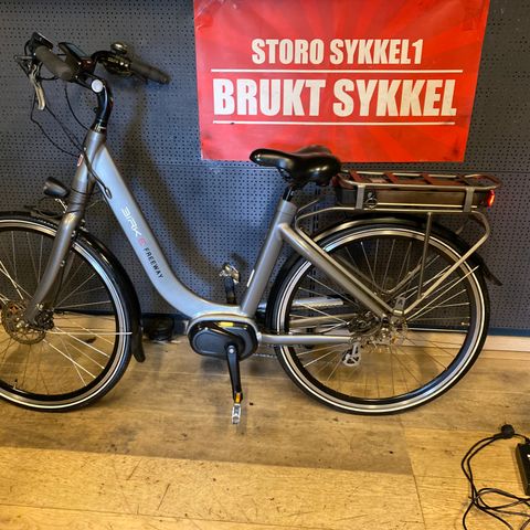 Sendes! Lite brukt Kraftig Birk e-freeway El sykkel med lader og nøkkel