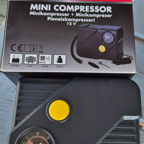 minikompressor 12v Biltema