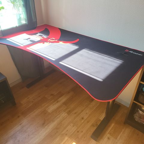 Gaming desk m/gamingstol og matte