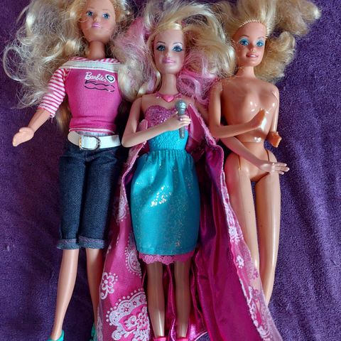 3 stk Barbie