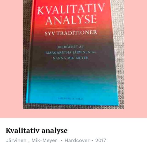 Kvalitativ analyse