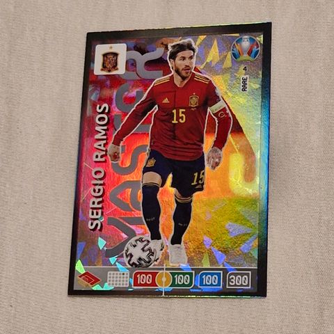 Sergio Ramos Master Rare Spani Euro 2020 Panini Adrenalyn