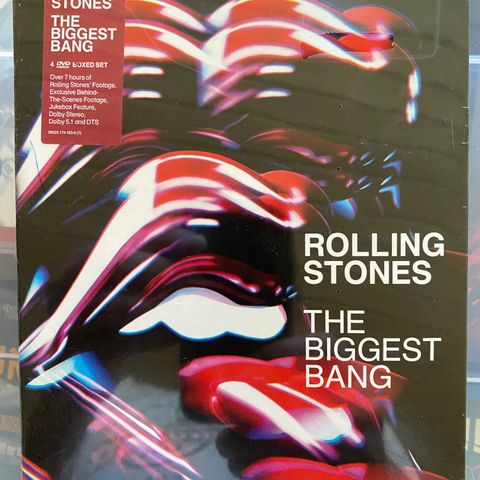 Uåpnet ROLLING STONES The biggest bang DVD BOKS