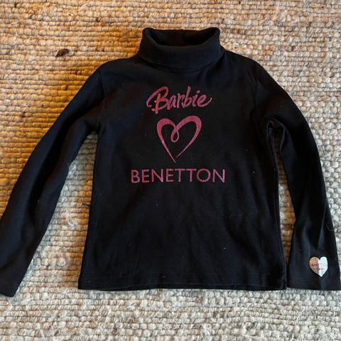 Benetton/ Barbie pologenser i str 6 år