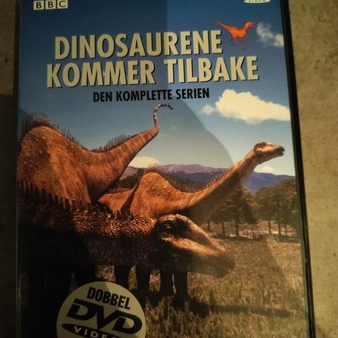 Dinosaurene kommer tilbake ( DVD) BBC - 2 disc - Komplett Serie - Norsk tale