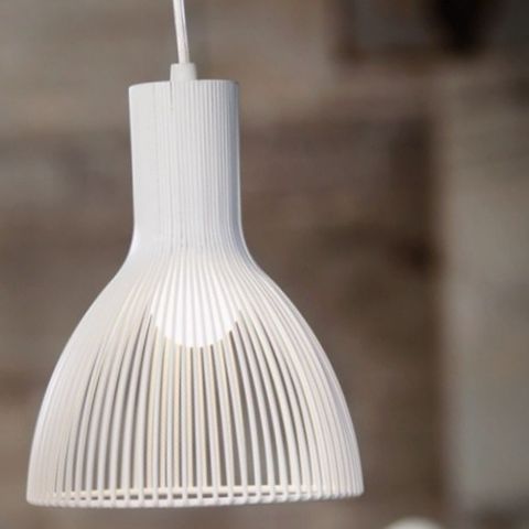 Nordlux Emition 26, pendel /Taklampe I farge hvit, 2 stykker