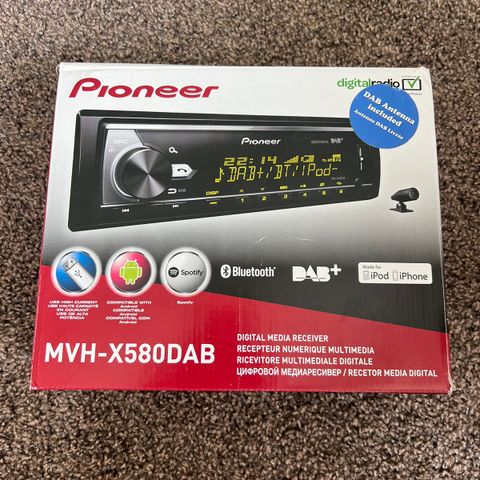 Pioneer MVH-X580DAB