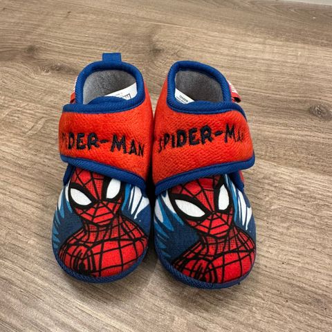 Spiderman tøfler str 23 ubrukt