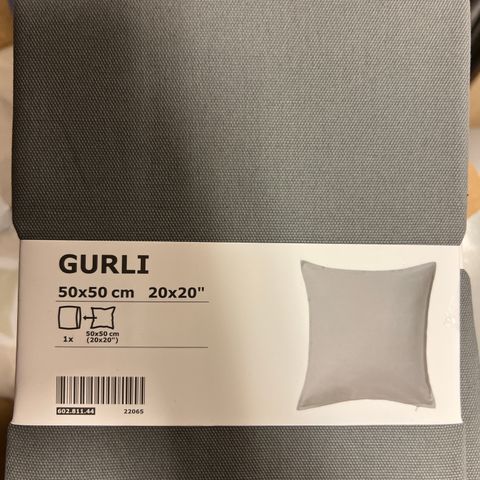 New unopened Gurli pillowcases - grey