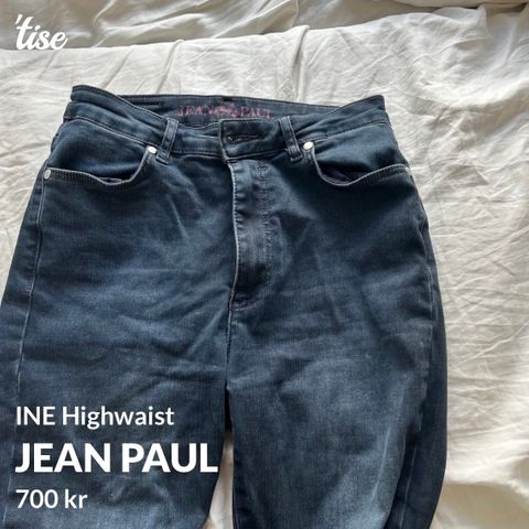 Jean Paul slengbukse, INE Highwaist flared jeans.