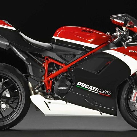 Ducati 848 Evo originalt eksosanlegg