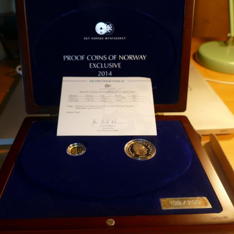 Exclusive Proof coins of Norway-2014