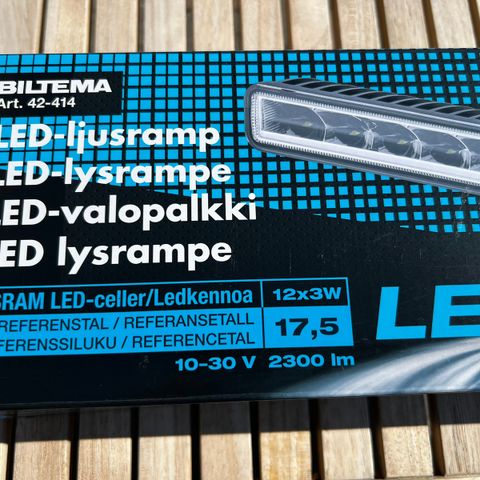 Osram LED lys rampe