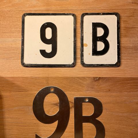Husnummer/ nummerskilt