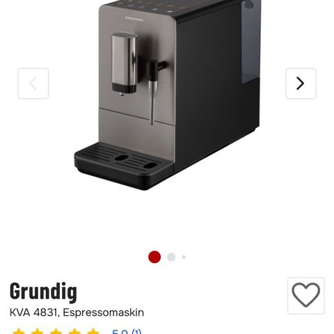 Grundig espressomaskine