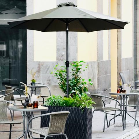 Terrasse parasoll