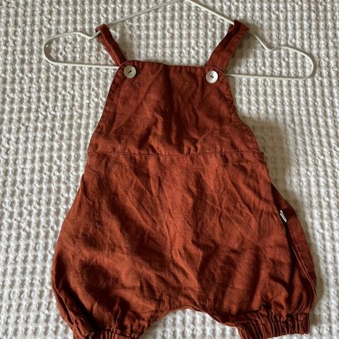 Minilin romper/seleshorts i rustfarge str92