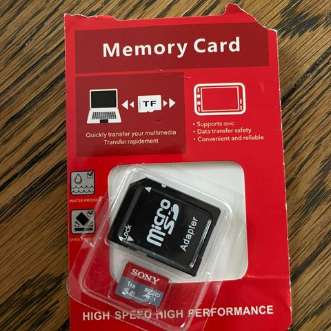 Minnekort microSD 1TB