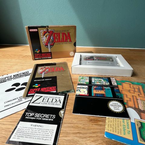 The Legend of Zelda A Link to the Past SNES Komplett