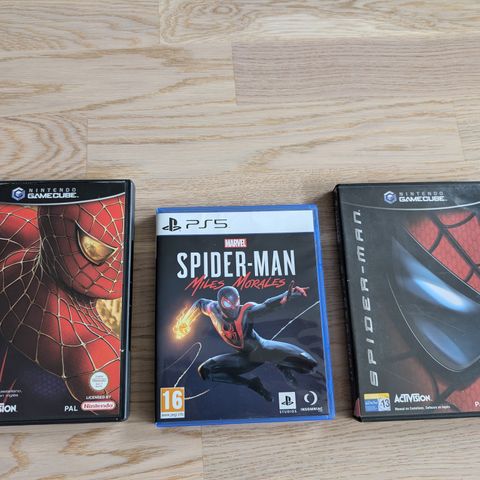 Spiderman pakke PS5/gamecube
