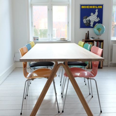 8stk 3107 (7’er) stoler fra Arne Jacobsen for Fritz Hansen