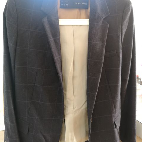 Rutete blazer fra Zara, som ny