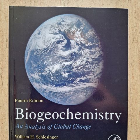 Biogeochemistry, Schlesinger.