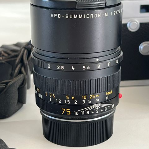 Ny Pris! Leica APO Summicron-M 1:2/75mm ASPH