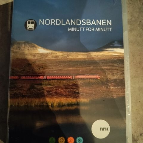 Nordlandsbanen - Minutt for Minutt ( DVD) NRK - 3 disc - Ny i plast