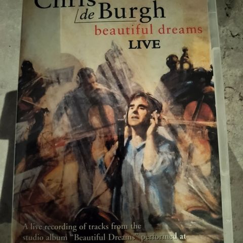 Chris De Burgh - Beautiful Dreams - Live ( DVD) 1995 - 100 kr inkl frakt
