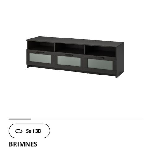 Brimnes TV benk fra Ikea