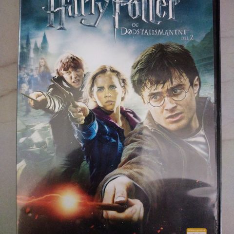 Dvd. Harry Potter og dødstalimanen del 2. Norsk tekst.