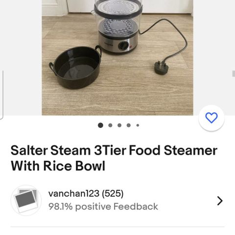 Dampkoker/ Food steamer