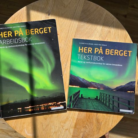 Her på berget - text and workbook