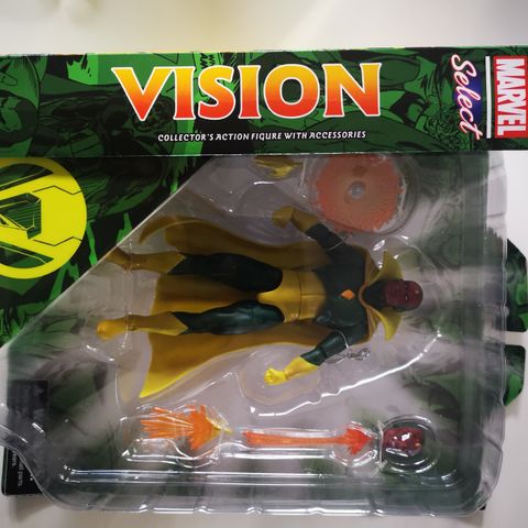 Diamond Select Marvel Select Action Figure Vision-figur 18 cm