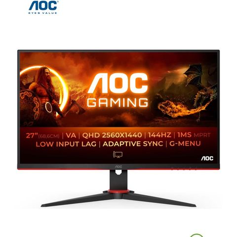 AOC gaming skjerm