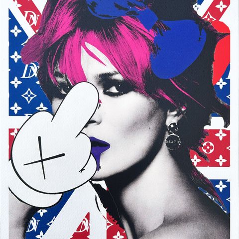 DEATH NYC Pop art - Kate Moss