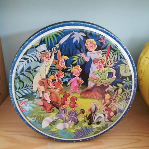 Vintage Disney kakeboks, stor rund