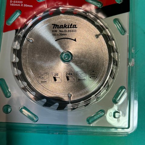 Makita sag bla 165mm x 20mm, 40T