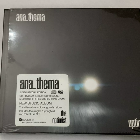 Anathema : The Optimist CD Special Edition CD + DVD