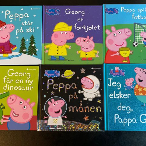 Barnebøker Peppa Gris - RESERVERT