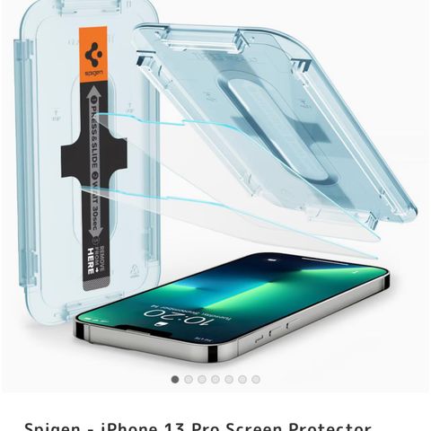 Spigen iPhone 13 Pro Screen Protector GLAS.tR EZ Fit (2-pack)