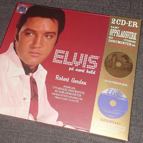 Elvis på nært hold - bok med 2 cd