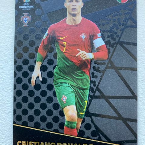 Cristiano Ronaldo Black Edge Edition fotballkort EURO 2024