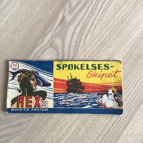 REX  serieblad fra 1957. Kr 50