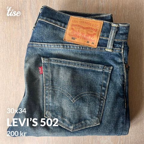 Levi’s 502 30x34