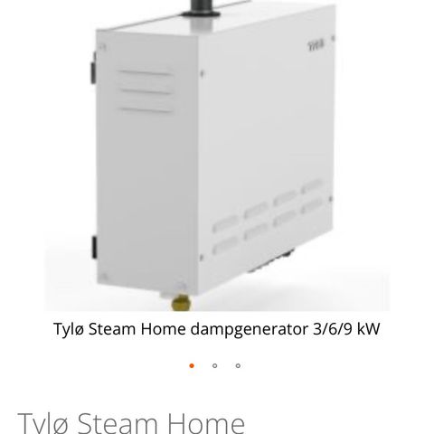 Tylø Steam Home dampgenerator