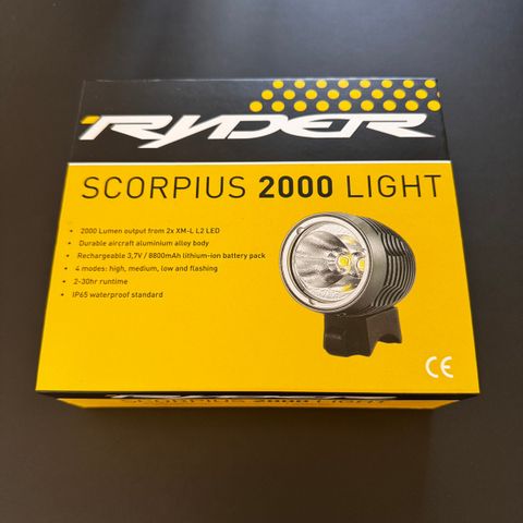 Ryder Scorpius 2000 light