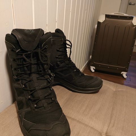 Haix Black Eagle 2.0 T high Black sidezipper EU44