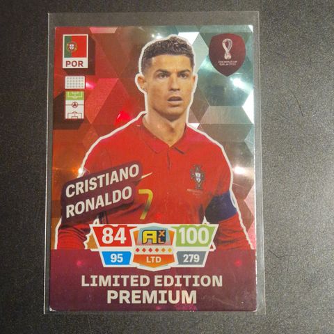 Cristiano Ronaldo Limited Edition Premium Gold Portugal 2022 World Cup